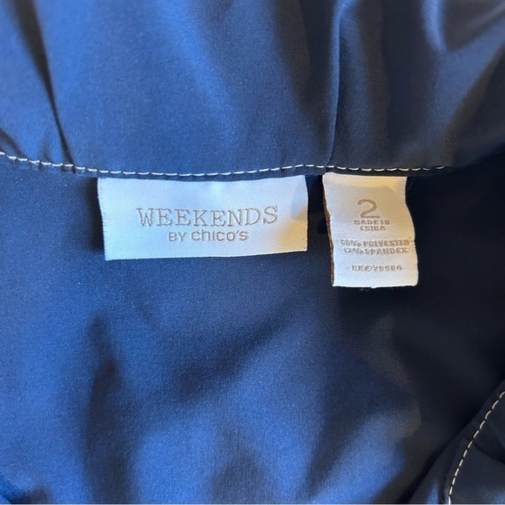 Chico’s Weekends Lightweight Full Zip Windbreaker… - image 5